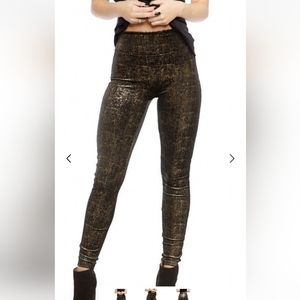 Spanx velvet shine legging size L